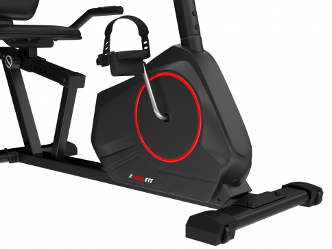 Горизонтальный велотренажер UNIXFIT BR-390 (коврик 190 см в комплекте) - 10