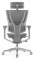 Кресло FALTO IOO-E2 ELITE( Серый каркас/сетка T-168-B2 Natural Mesh светло серый/крестовина металл) - 4